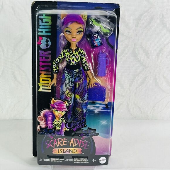 Monster High Scare-Adise Island Clawdeen Wolf Fashion Doll With Swimsuit - Picture 4 of 9
